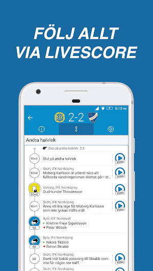 Allsvenskan Live (officiell) Screenshot 2