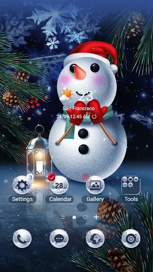 Pray White Christmas-Wallpaper Screenshot 0
