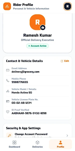 Orange Groceries Delivery Screenshot 3