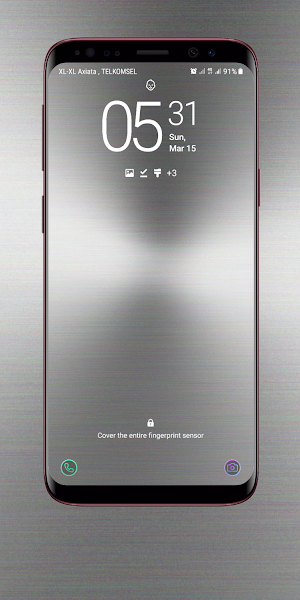 Silver Wallpaper Screenshot 1