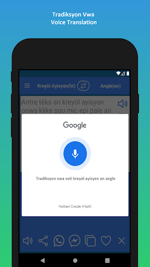 Kreyòl Ayisyen Angle Tradiktè Screenshot 3
