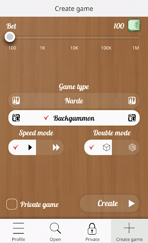 Backgammon Online Screenshot 1