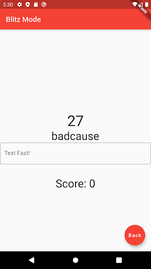Text Racer Screenshot 1