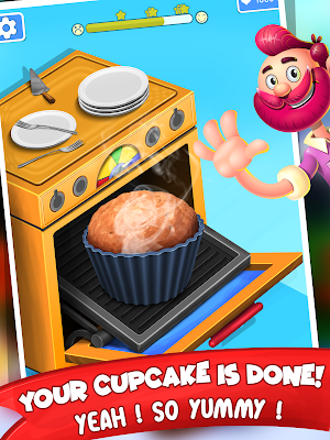 Sweet Cupcake Baking Shop: Dessert Games Screenshot 1