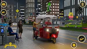 Real Tuk Tuk Auto Rickshaw 3d Screenshot 1