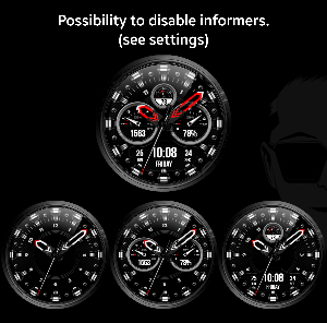 WFP 225 Brutal Watch Face Screenshot 2