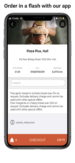 Pizza Plus, Hull Screenshot 1