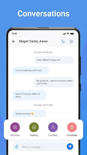 Messages Screenshot 1
