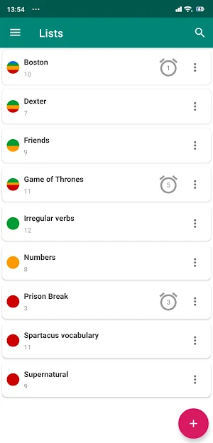 Vocatrainer: vocabulary trainer Screenshot 0