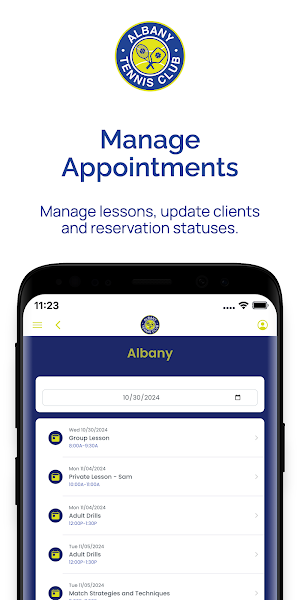Albany Tennis Club Screenshot 1