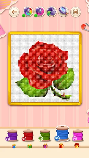 Craft Cross Stitch: Pixel Art Screenshot 1