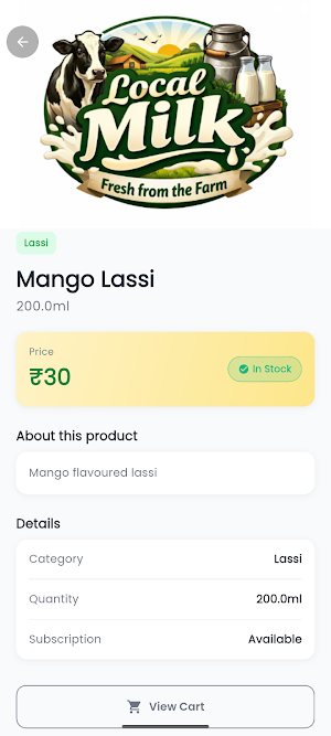 Local Milk Screenshot 1