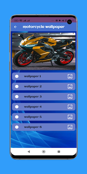 motorcycle wallpaper Screenshot 0