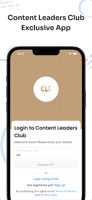 CONTENT LEADERS CLUB Screenshot 0