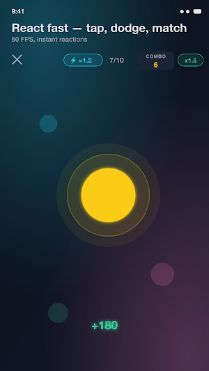 Reflex Master: Reaction Time Screenshot 1