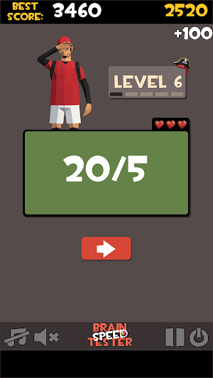 Brain Speed Test: Solve Math Exercises & Puzzles Screenshot 0