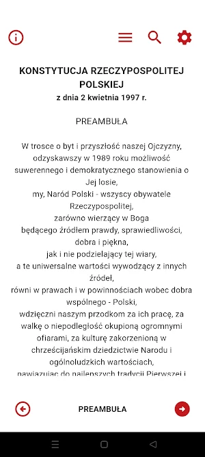 Konstytucja RP Screenshot 0