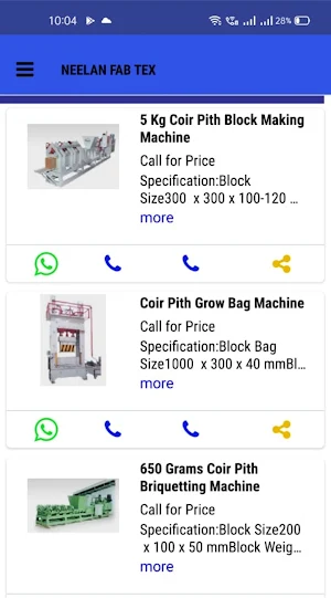 Coir Machines Screenshot 2