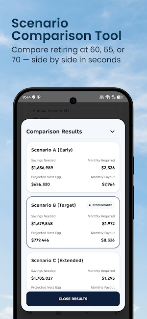 Retirement Savings Calculator Screenshot 2