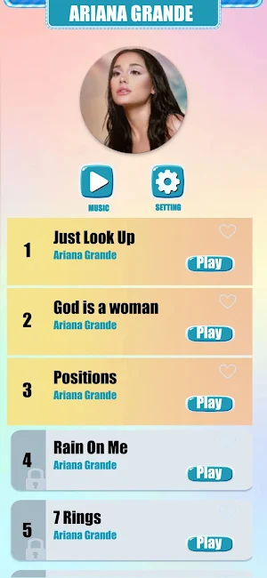 Ariana Grande Music Tiles Game Screenshot 0