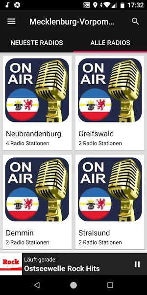 Mecklenburg-Vorpommern Radiosender - Deutschland Screenshot 3