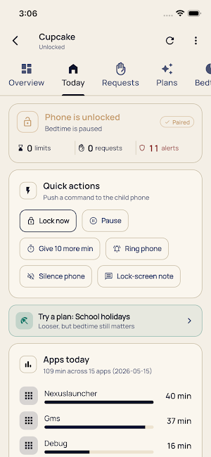 Tuck Me In Parent Screenshot 1