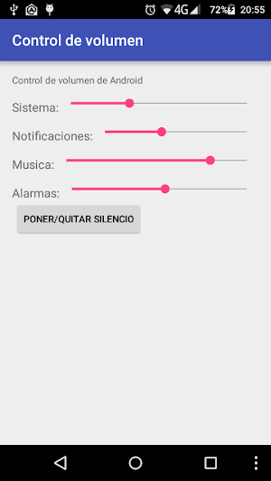 Control de volumen Screenshot 1