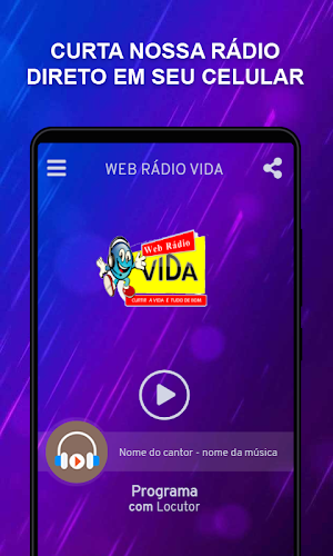 web rádio vida Screenshot 1