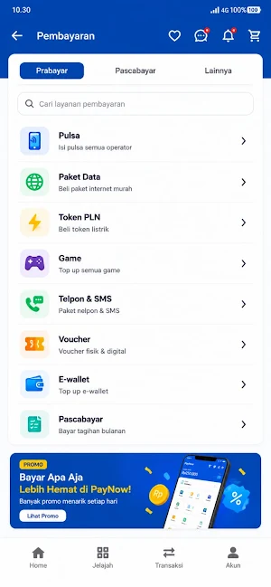 PayNow Top Up Mudah dan Cepat Screenshot 3