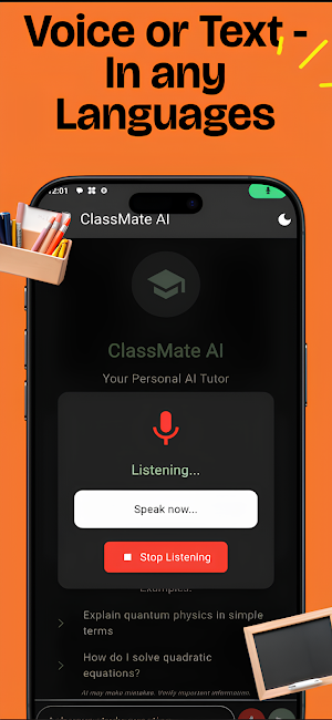 ClassMate - Personal AI Tutor Screenshot 2
