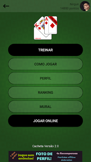 Cacheta - Jogo de Cartas Online Screenshot 3