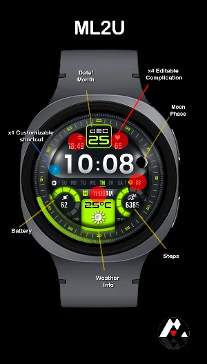 ML2U 364 Watch Face Screenshot 1