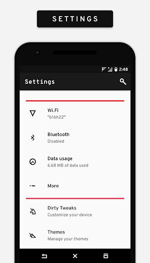 Alined Substratum Theme Screenshot 2