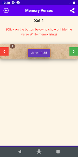 Bible quiz and memorization Screenshot 3