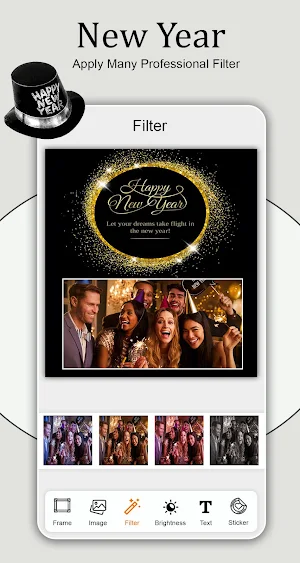 New Year Photo Frame Screenshot 3