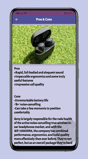 Sony WF-1000XM4 Earbuds Guide Screenshot 3