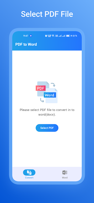 PDF to Word Converter Screenshot 0