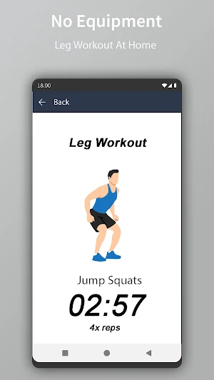 Leg Workout At Home Offline Screenshot 2