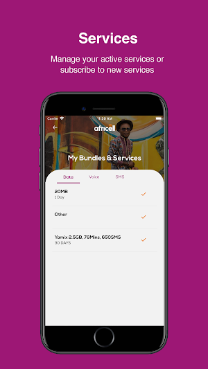 MyAfricell SL Screenshot 3