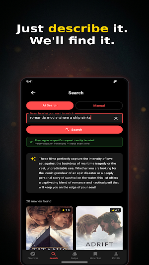 Movik: Movie Recommendations Screenshot 1