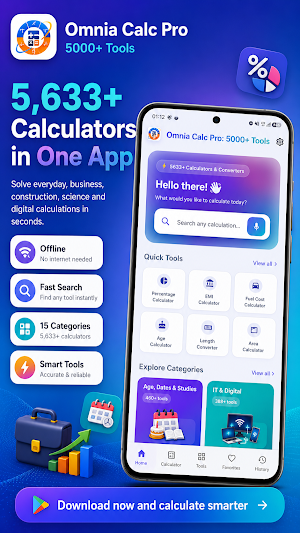 Omnia calc pro: 5000+tools Screenshot 0