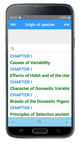 Origin of species Screenshot 1