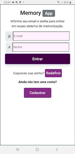 English Memory App Screenshot 2