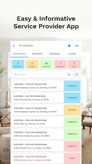 HSP Service Management Screenshot 1