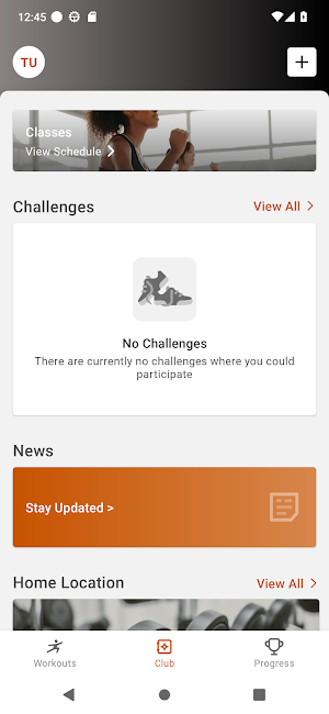 EGYM Demo App Screenshot 2