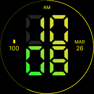 Digital Mango Watch Face Screenshot 3