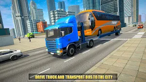 City Bus Transport Truck: Free Transport Games Screenshot 0