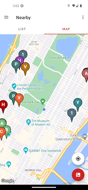 Ice cream parlour Finder Screenshot 1
