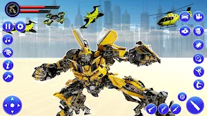 3D Robot Transformer Game Screenshot 1