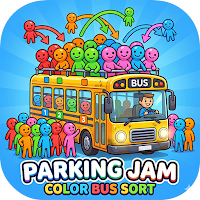 Parking Jam: Color Bus Sort